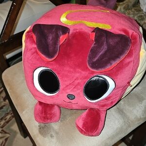 Red and Brown Plush Toy 8.5"tall